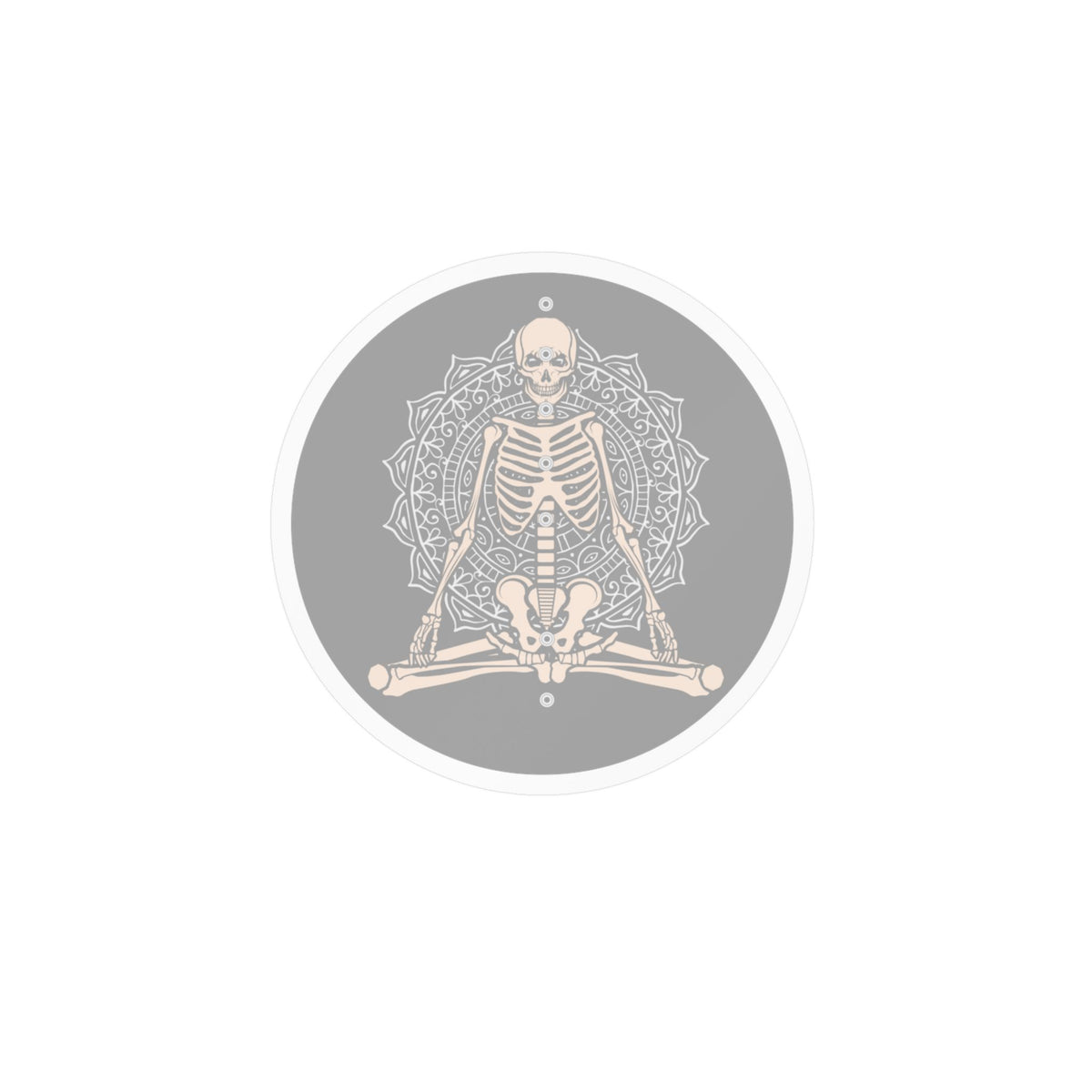 Skeleton Yoga- Kiss-Cut Vinyl Decals