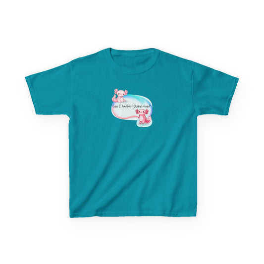 "Can I Axolotl Questions?" Kids Heavy Cotton™ Tee