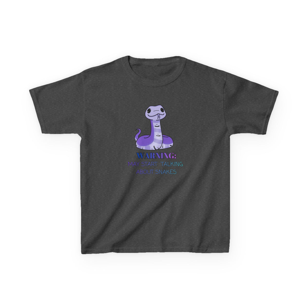 Warning: May talk about Snakes Kids Heavy Cotton™ Tee