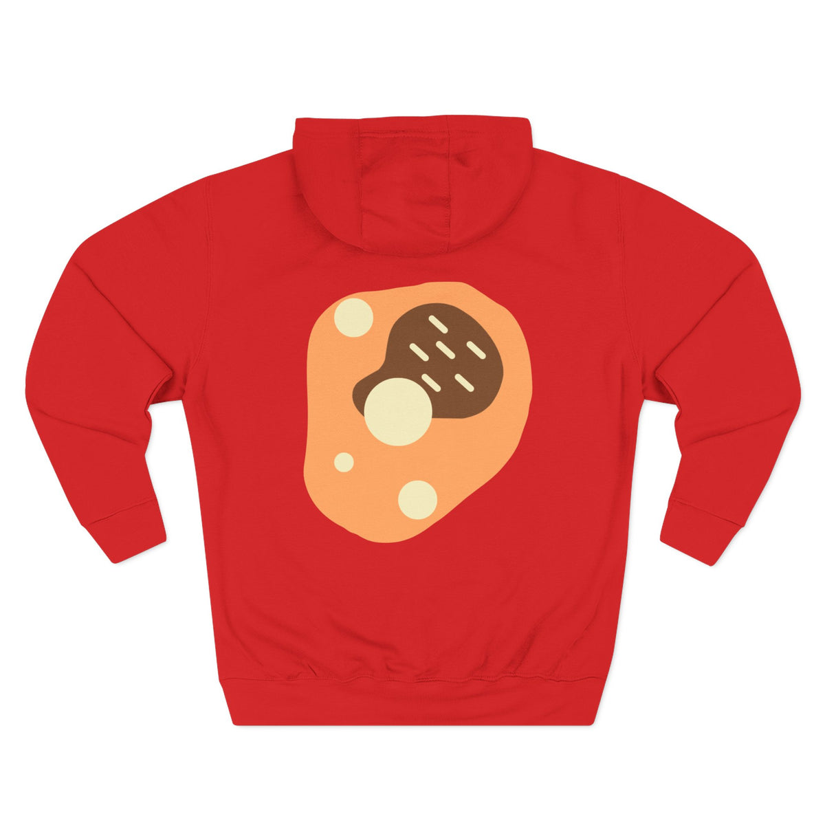 Chilli themed, (Front & Back Design) Adult Fleece Hoodie