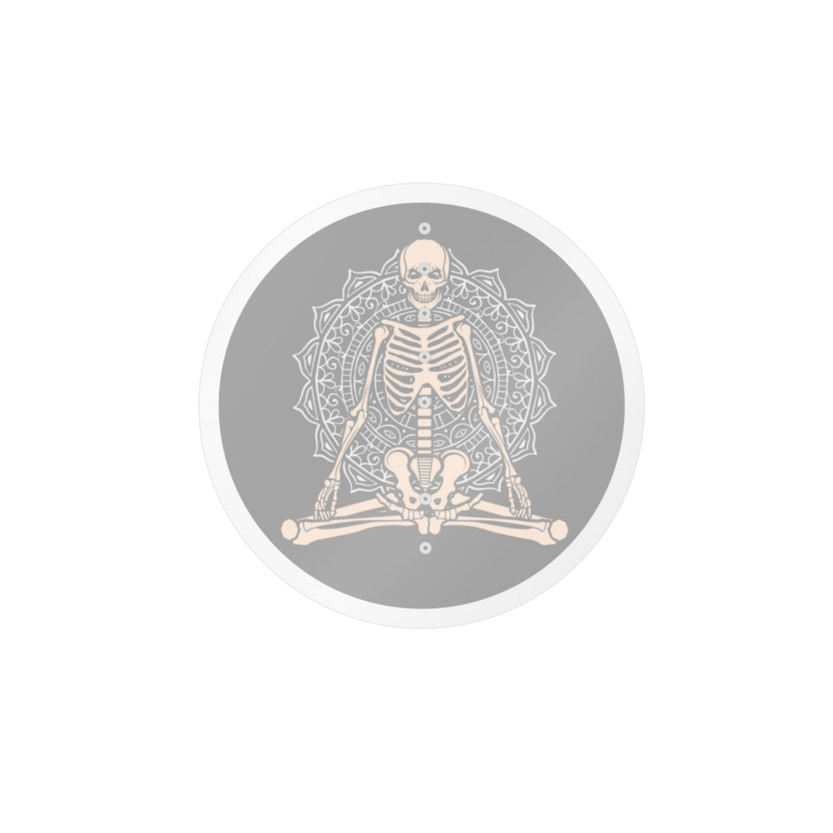 Skeleton Yoga- Kiss-Cut Vinyl Decals