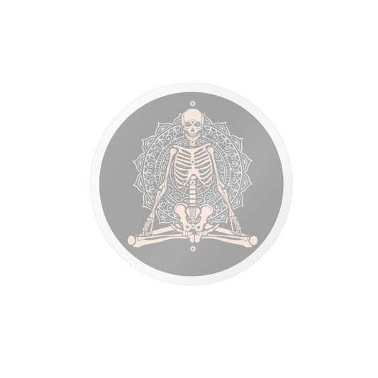 Skeleton Yoga- Kiss-Cut Vinyl Decals