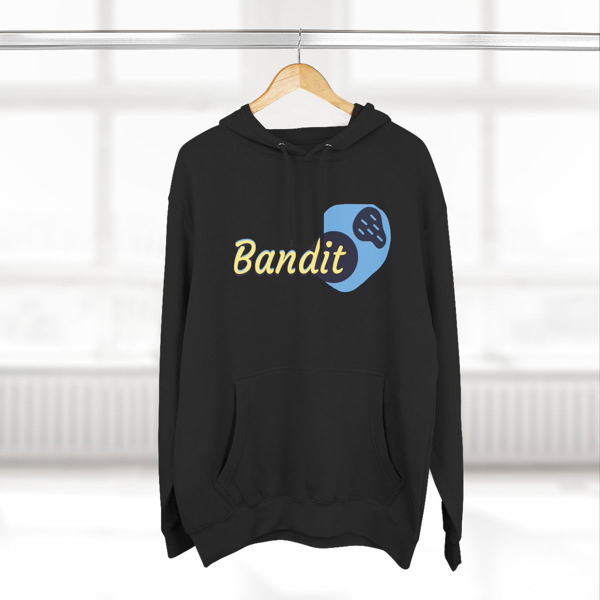Bandit themed, (Front & Back Design) Adult Fleece Hoodie