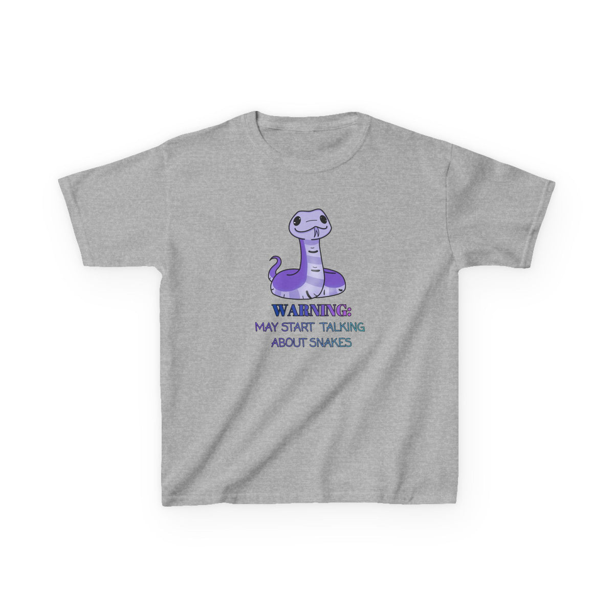 Warning: May talk about Snakes Kids Heavy Cotton™ Tee