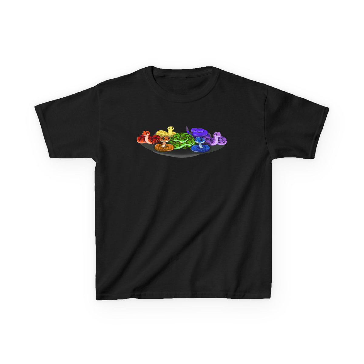 Rainbow of Snakes! Kids Heavy Cotton™ Tee