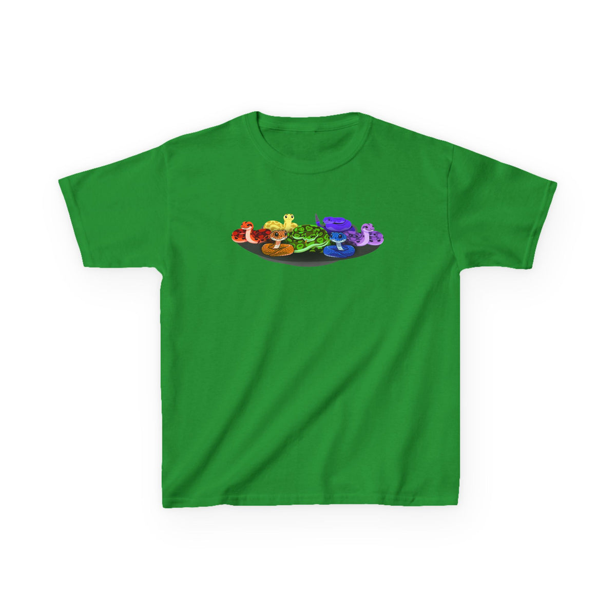 Rainbow of Snakes! Kids Heavy Cotton™ Tee