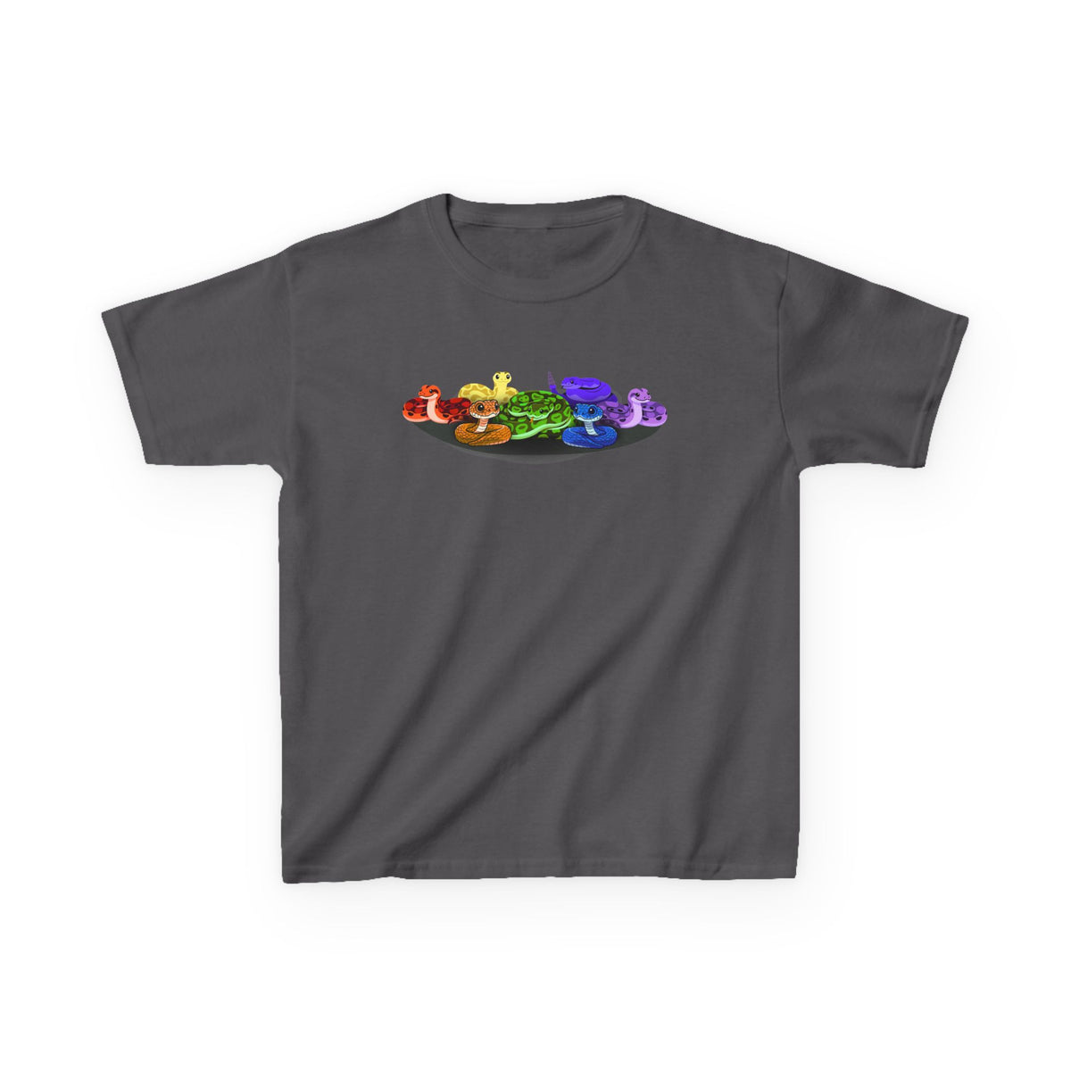 Rainbow of Snakes! Kids Heavy Cotton™ Tee