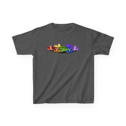 Rainbow of Snakes! Kids Heavy Cotton™ Tee