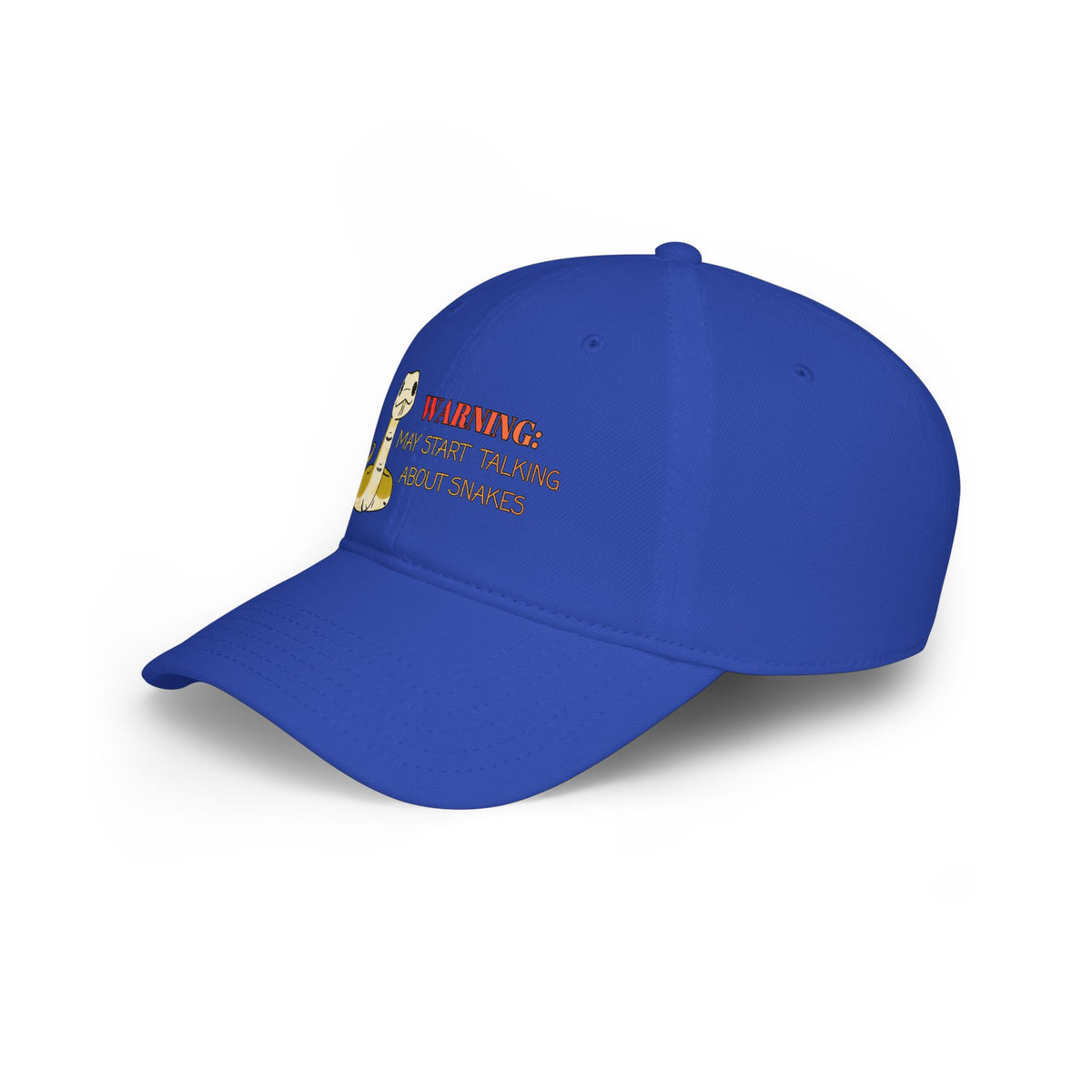 Copy of Warning: May Start Talking about Snakes Low Profile Baseball Cap