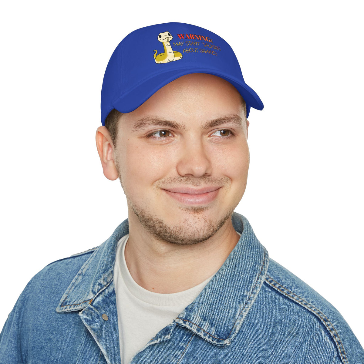 Copy of Warning: May Start Talking about Snakes Low Profile Baseball Cap