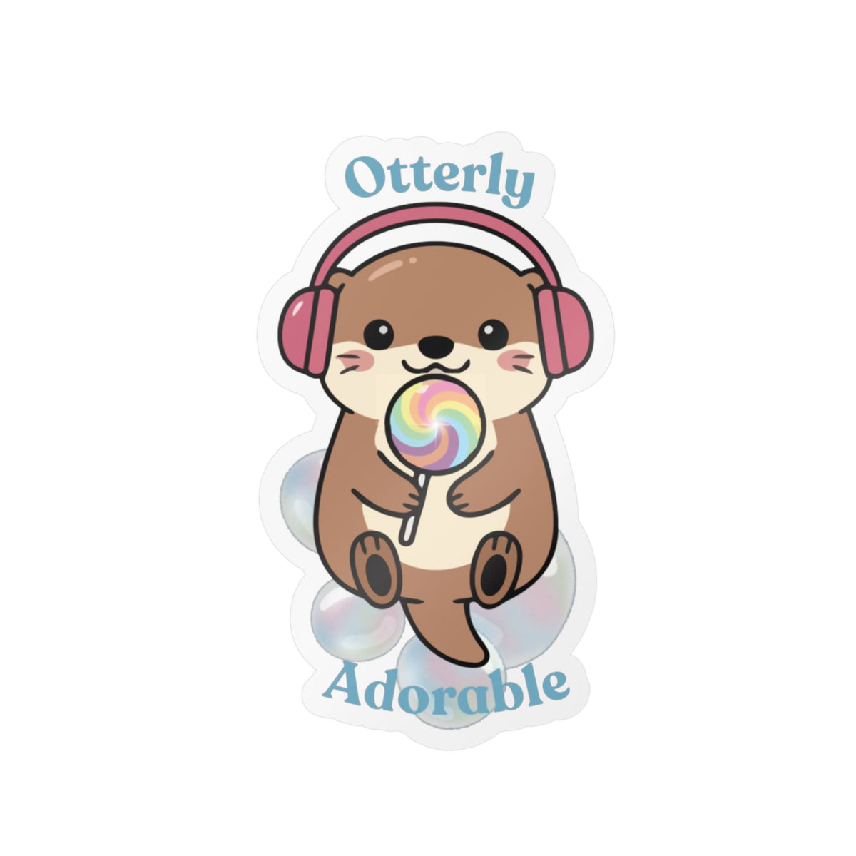 Otterly Adorable Kiss-Cut Vinyl Decals