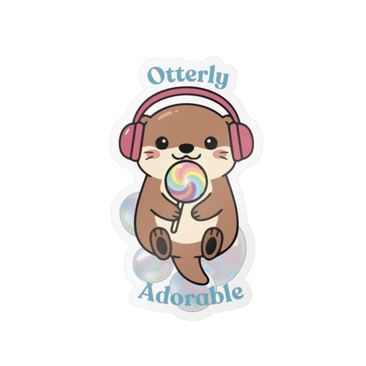 Otterly Adorable Kiss-Cut Vinyl Decals