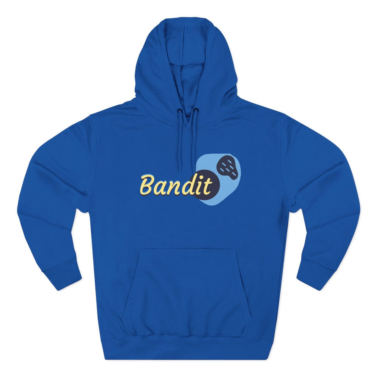 Bandit themed, (Front & Back Design) Adult Fleece Hoodie
