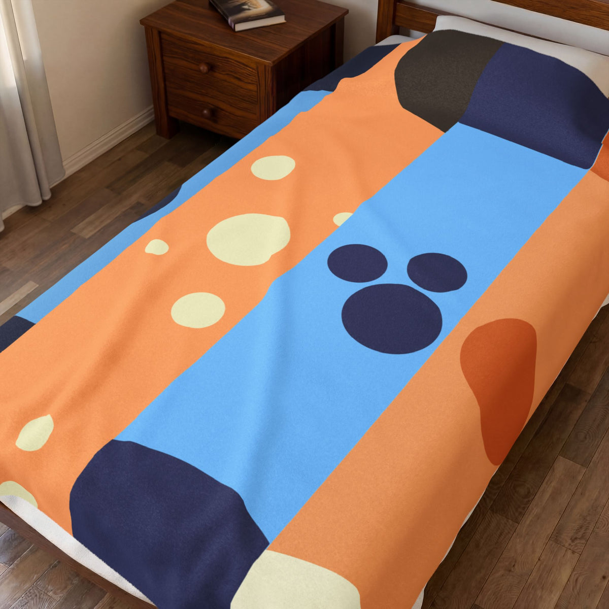 Heeler Family Velveteen Plush Blanket
