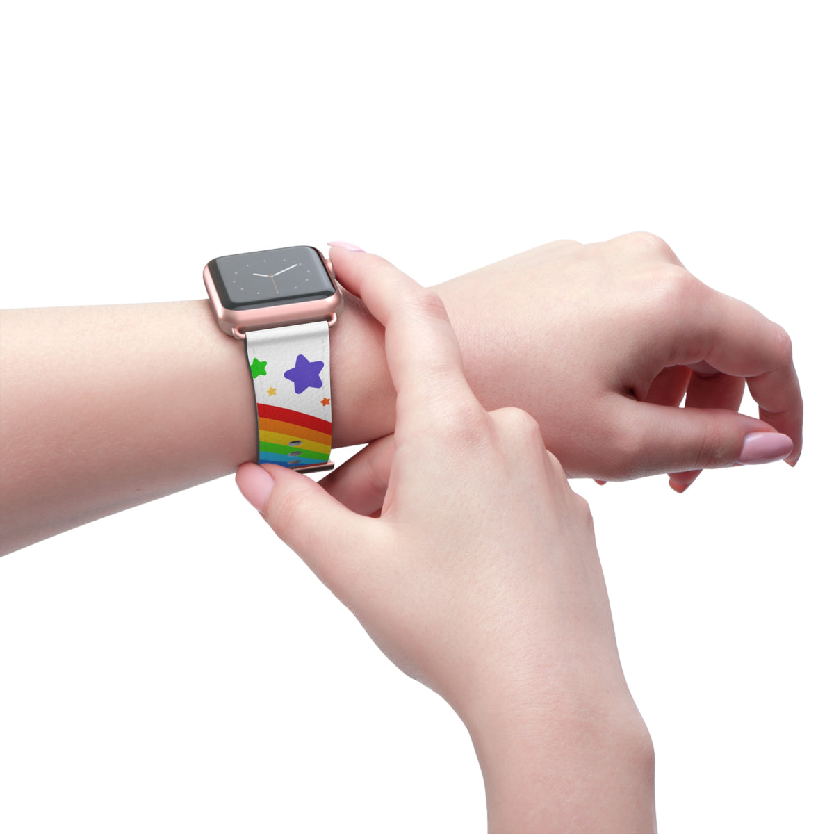 Rainbow Brite inspired Watch Band