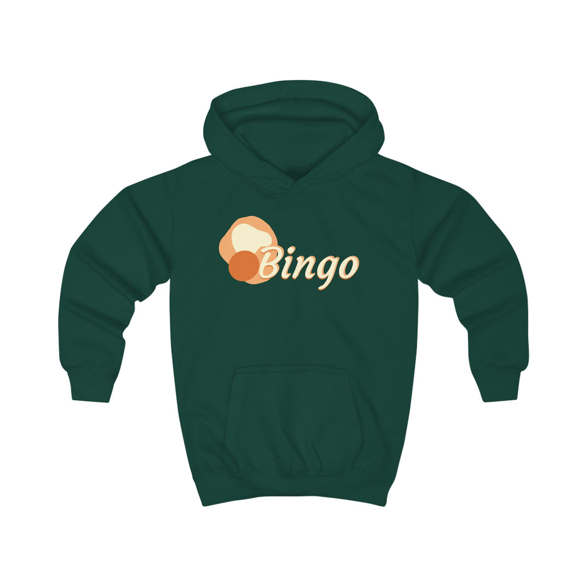 Bingo themed (Front & Back Design) Kids Hoodie