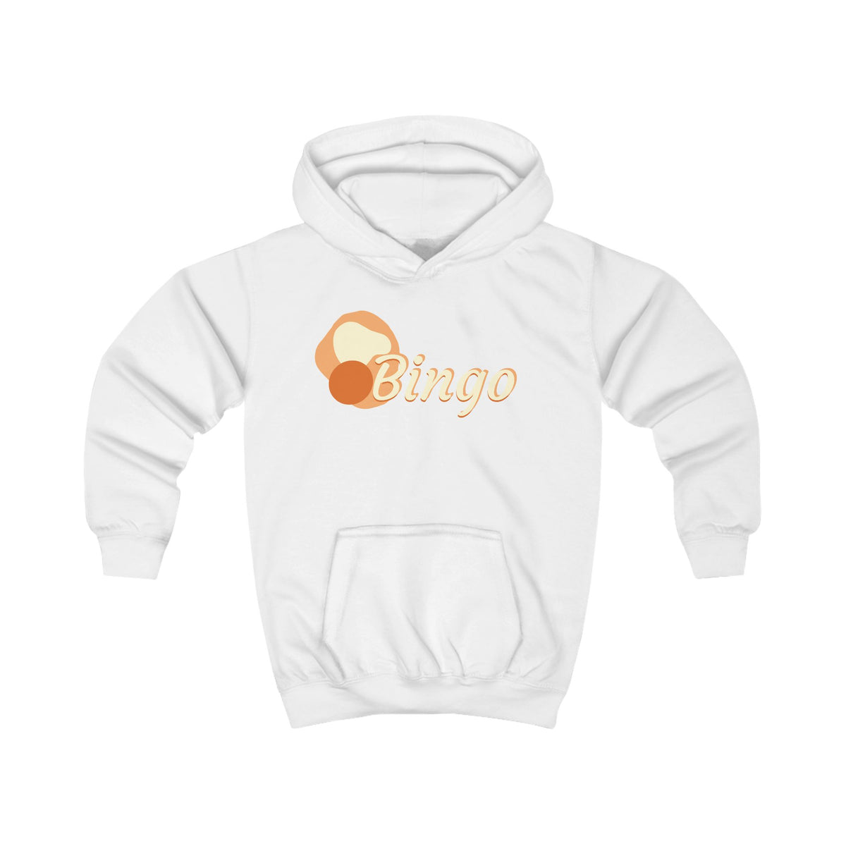 Bingo themed (Front & Back Design) Kids Hoodie