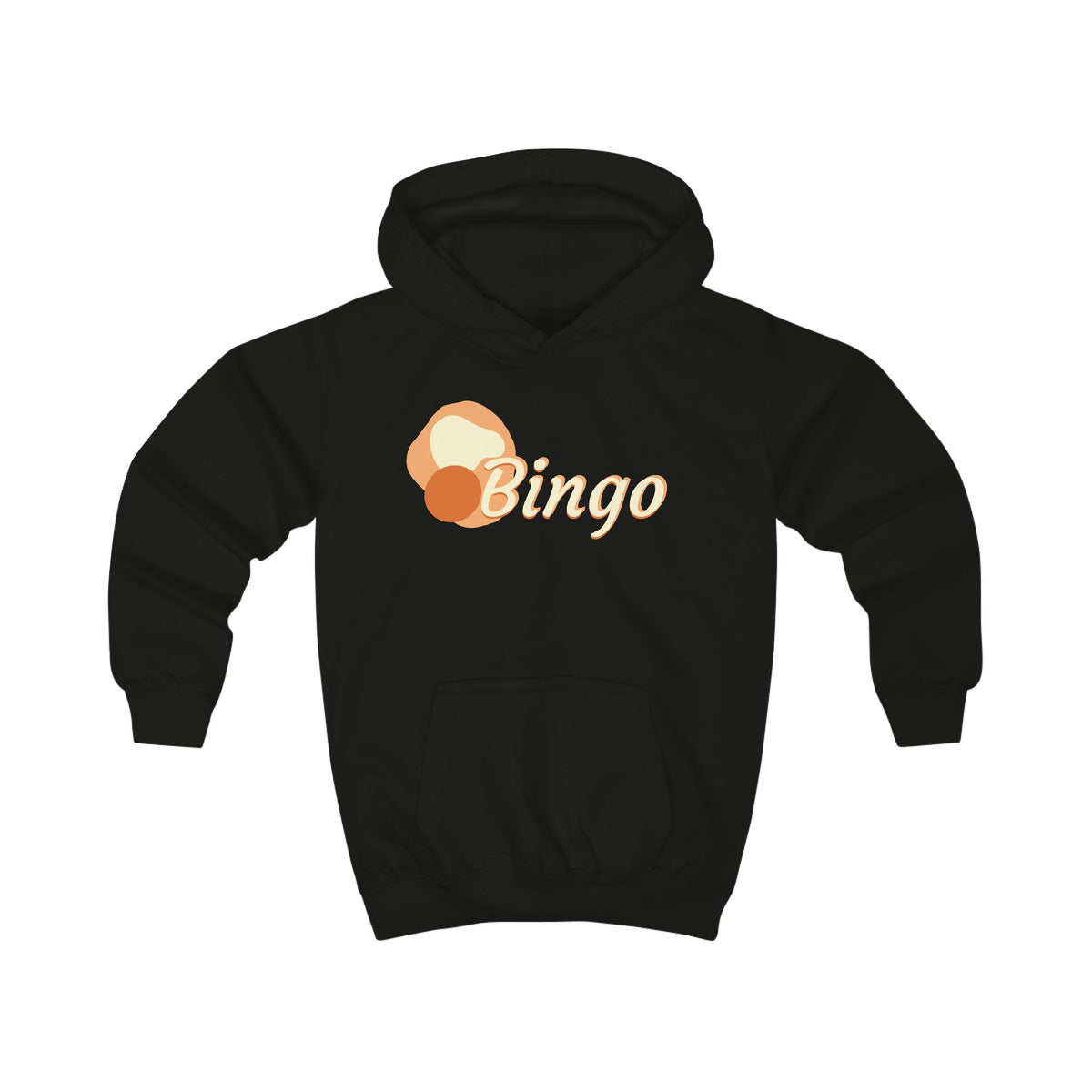Bingo themed (Front & Back Design) Kids Hoodie