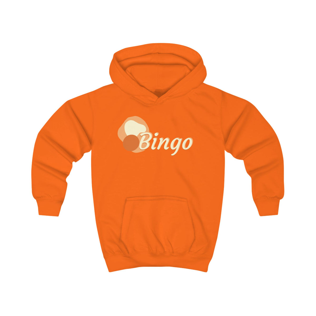 Bingo themed (Front & Back Design) Kids Hoodie