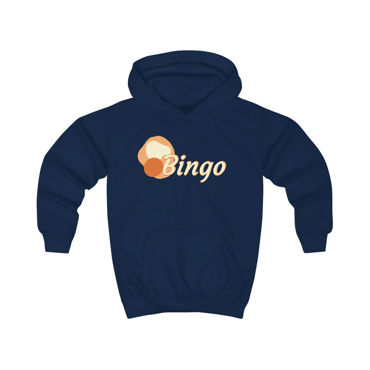 Bingo themed (Front & Back Design) Kids Hoodie