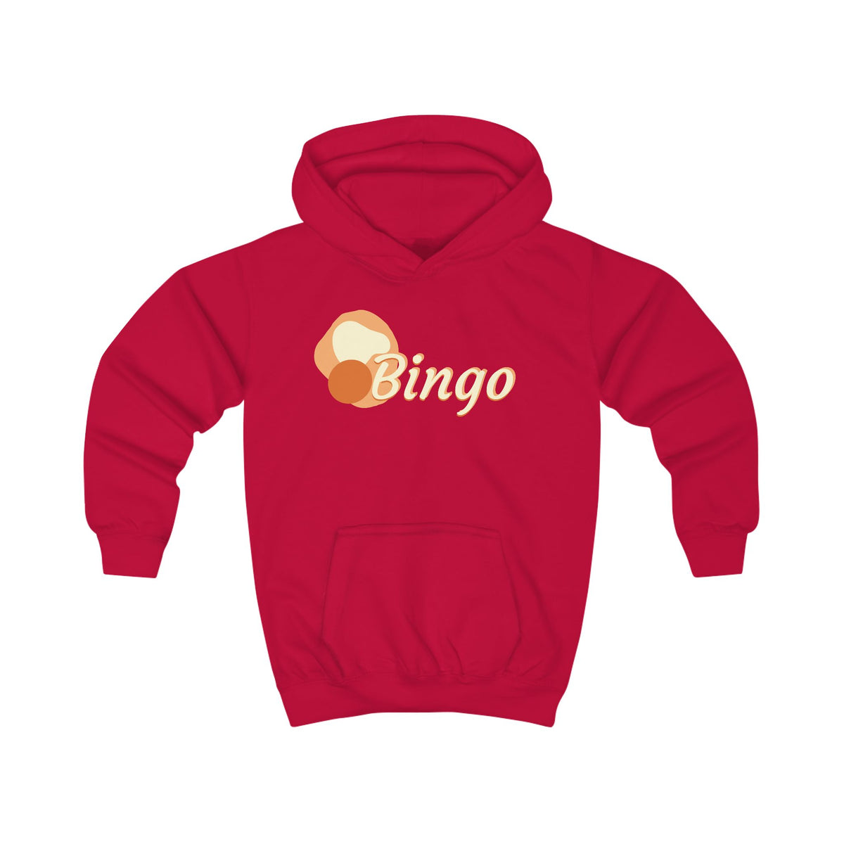 Bingo themed (Front & Back Design) Kids Hoodie