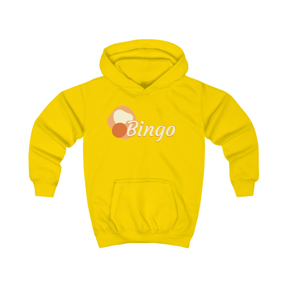 Bingo themed (Front & Back Design) Kids Hoodie
