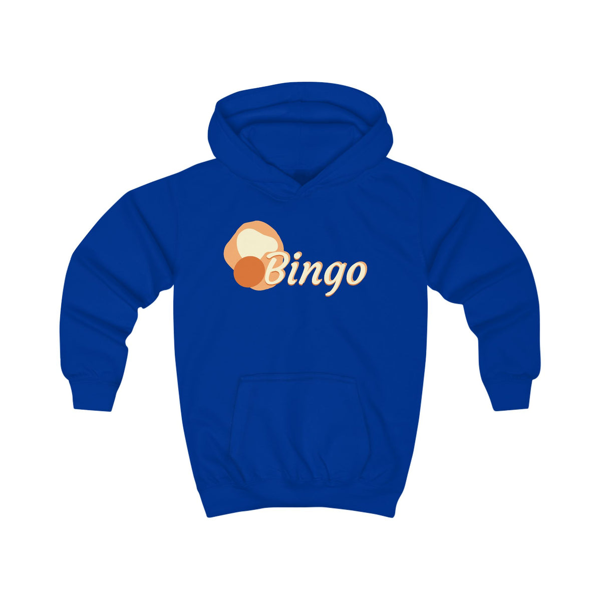 Bingo themed (Front & Back Design) Kids Hoodie