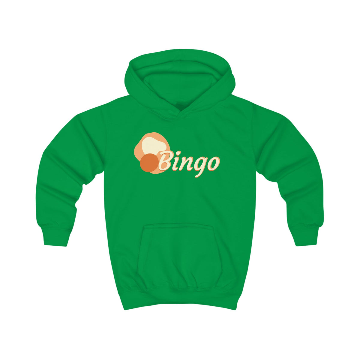 Bingo themed (Front & Back Design) Kids Hoodie