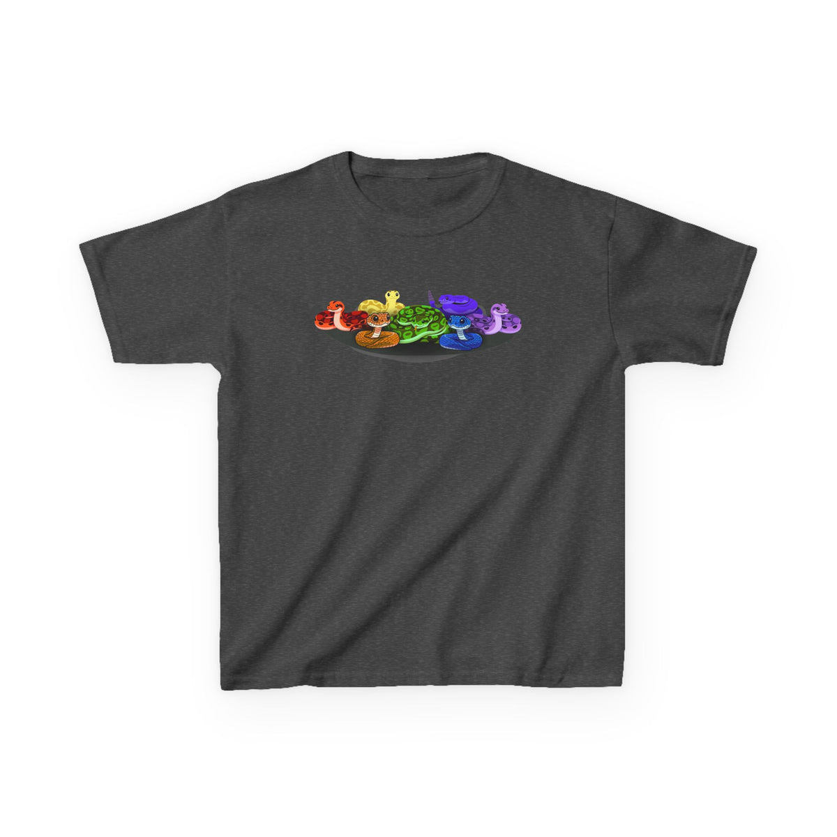 Rainbow of Snakes! Kids Heavy Cotton™ Tee