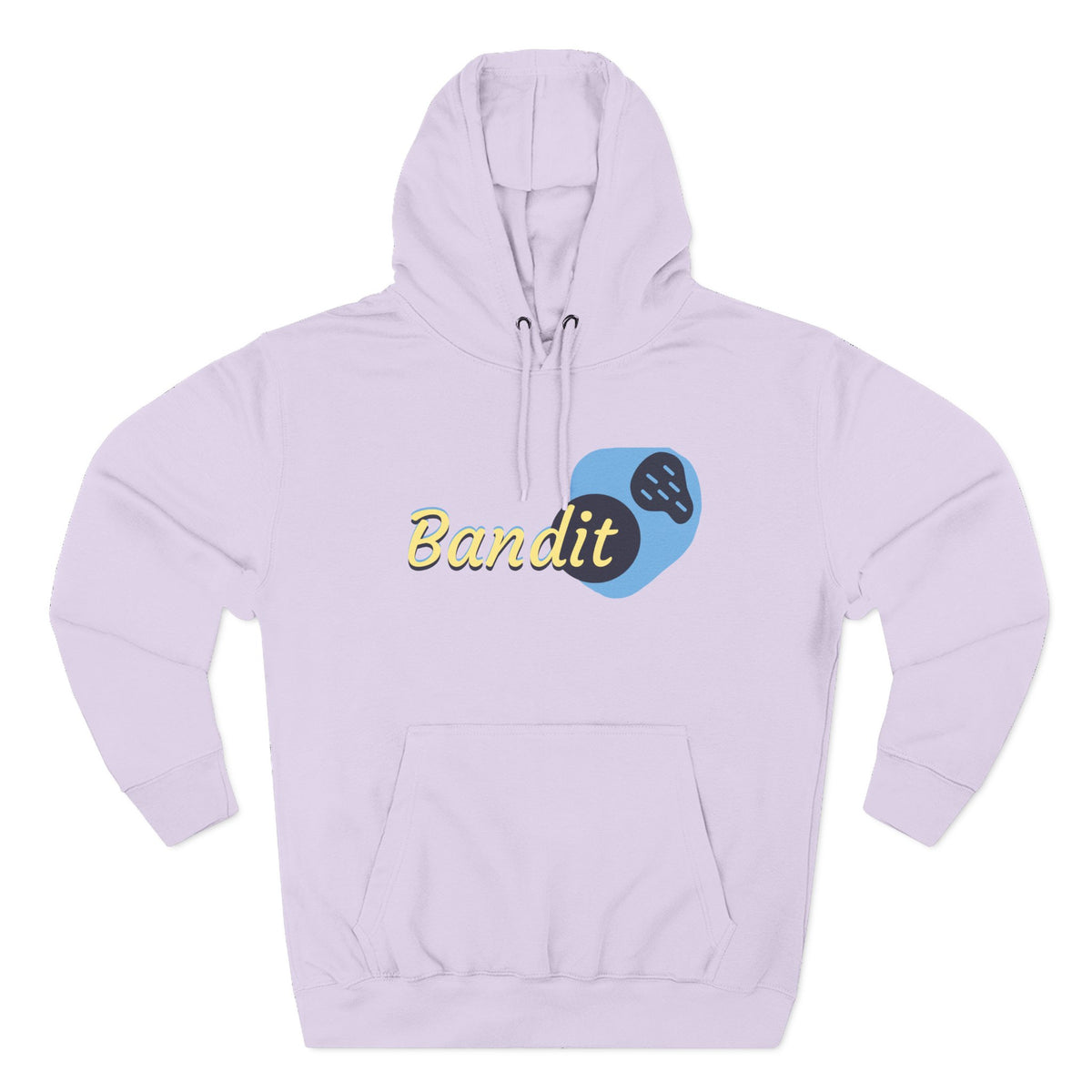 Bandit themed, (Front & Back Design) Adult Fleece Hoodie
