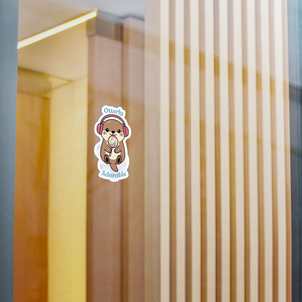 Otterly Adorable Kiss-Cut Vinyl Decals