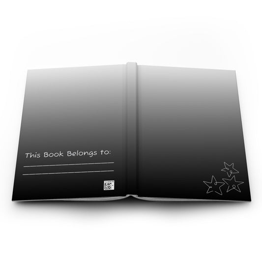 Sticker Book! Black and White Hardcover Matte (Blank)