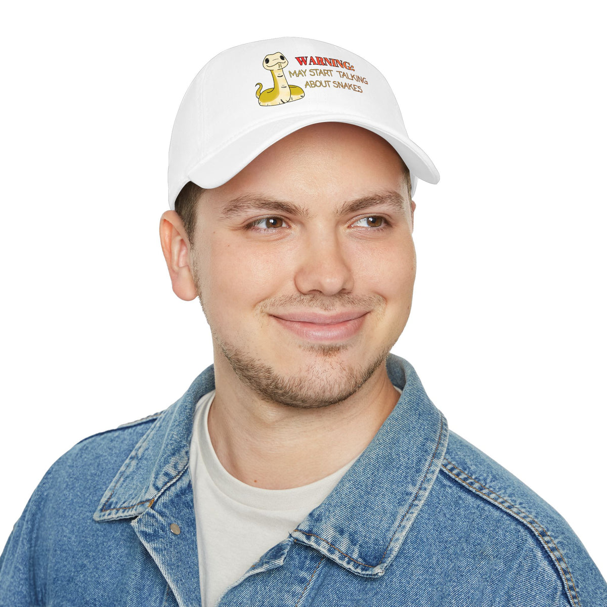 Copy of Warning: May Start Talking about Snakes Low Profile Baseball Cap