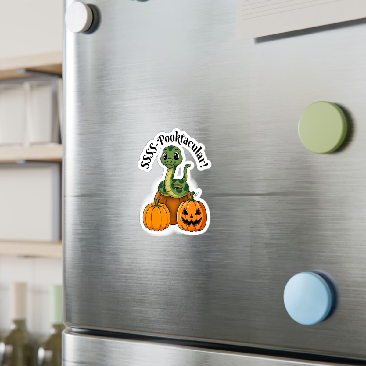 SSSS-Pooktacular Halloween Snake Kiss-Cut Vinyl Decals
