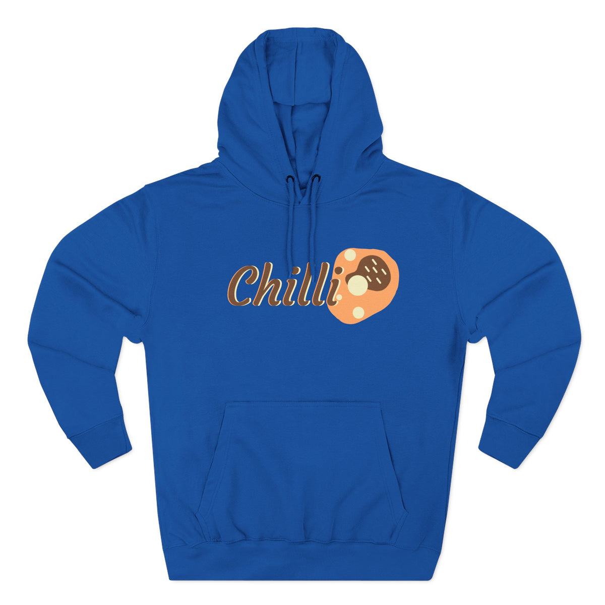 Chilli themed, (Front & Back Design) Adult Fleece Hoodie