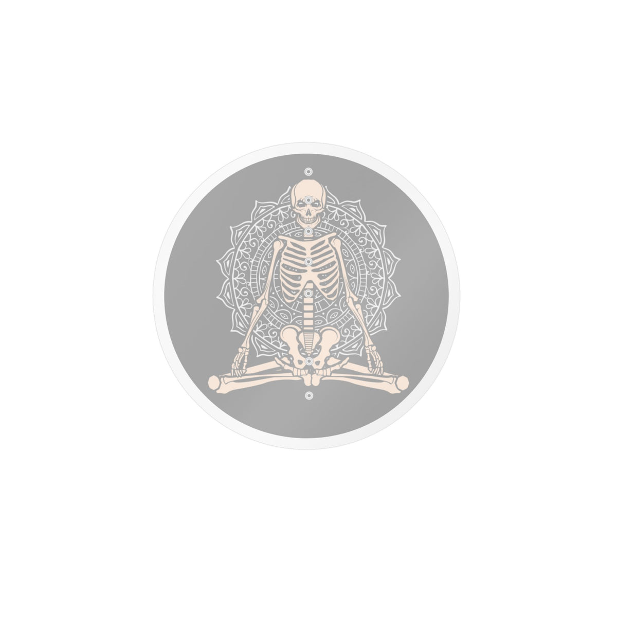 Skeleton Yoga- Kiss-Cut Vinyl Decals