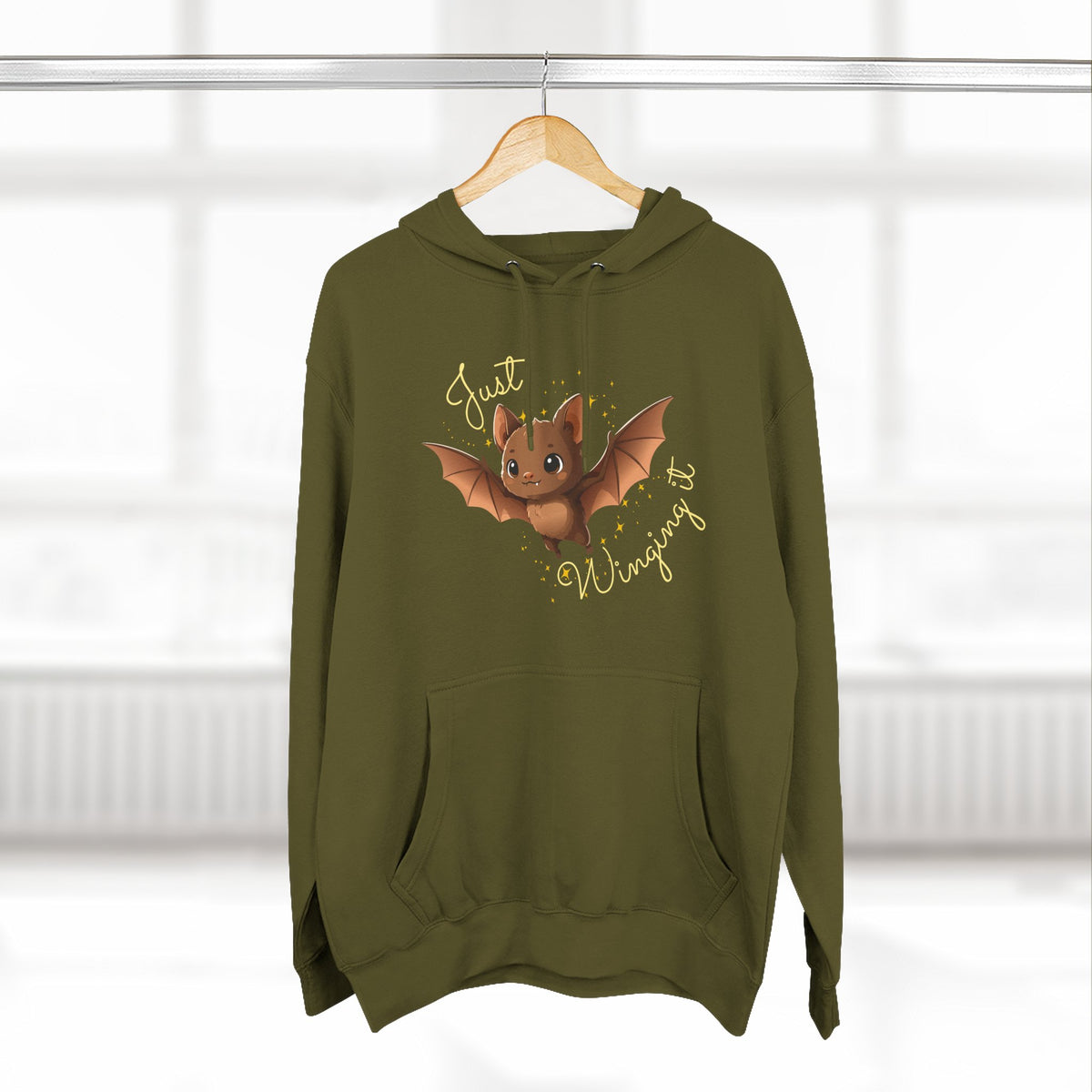 "Just Winging it" Adult Fleece Hoodie
