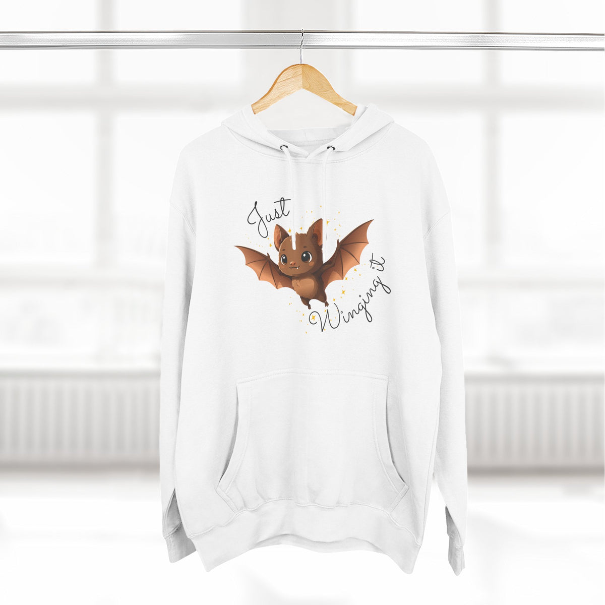 "Just Winging it" Adult Fleece Hoodie