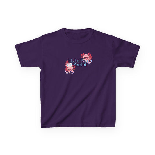 "I like you an Axolotl!" Kids Heavy Cotton™ Tee