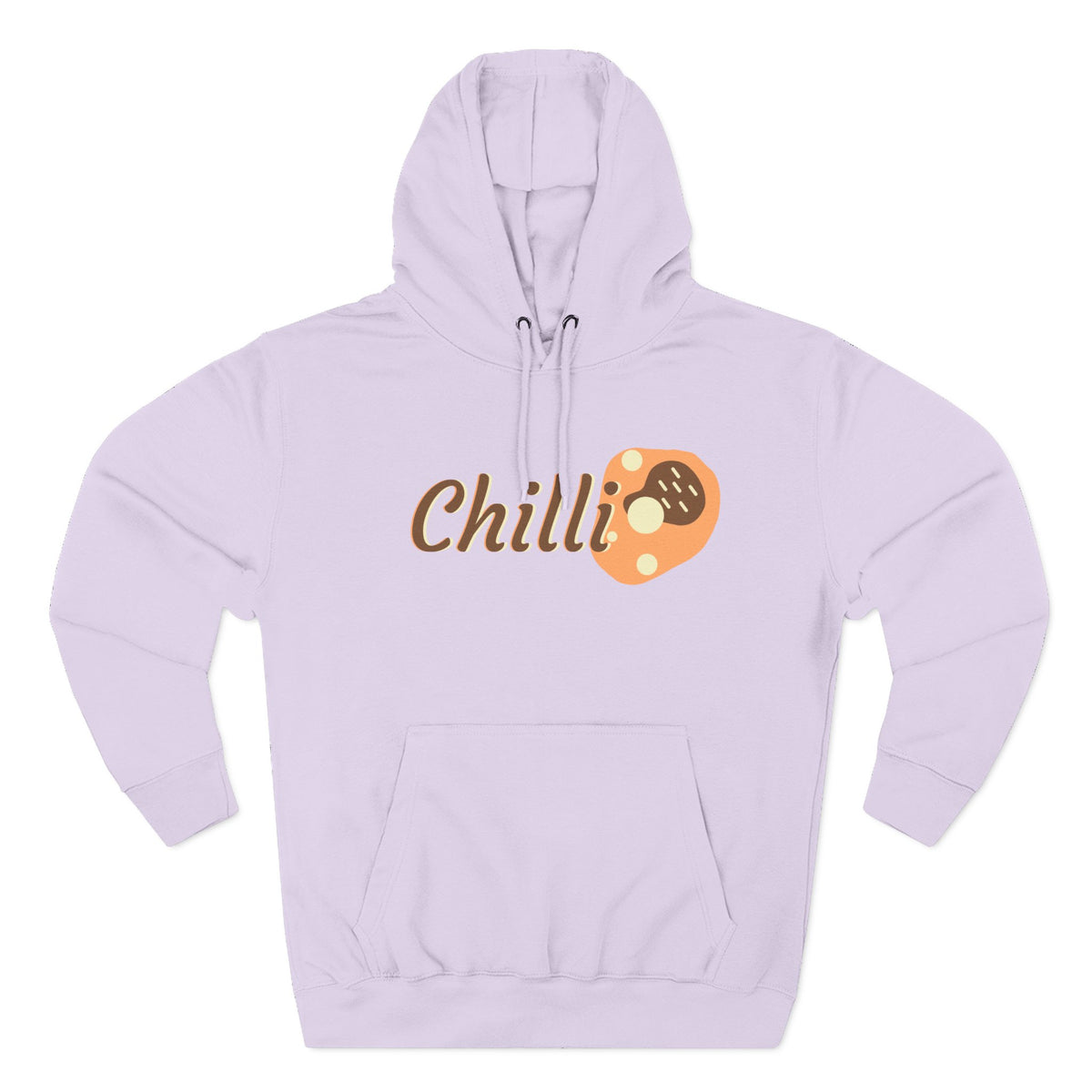 Chilli themed, (Front & Back Design) Adult Fleece Hoodie