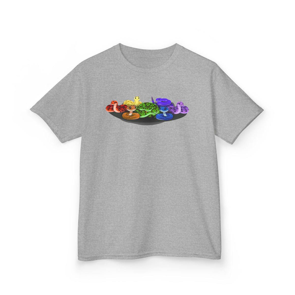 Rainbow of Snakes! Kids Heavy Cotton™ Tee