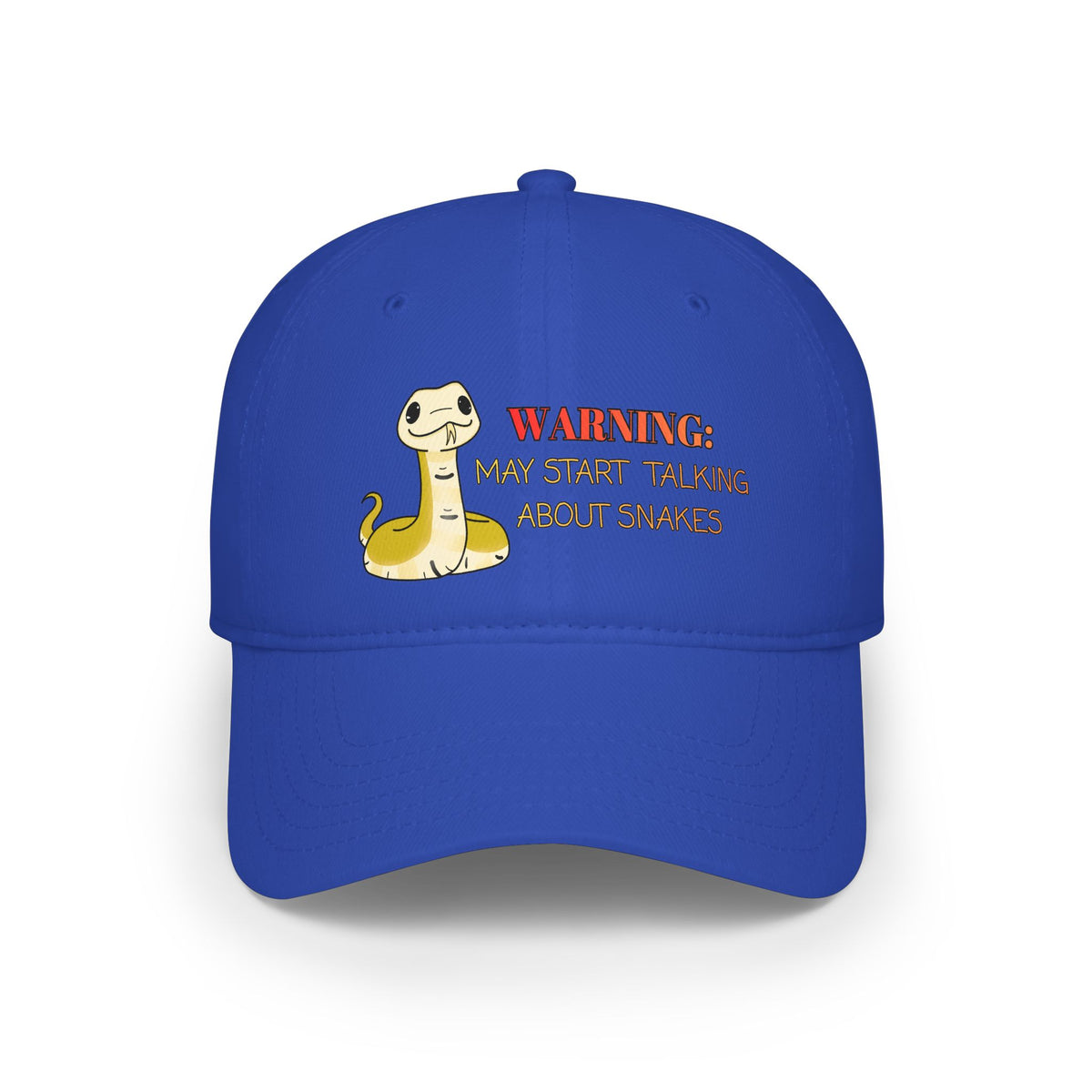 Copy of Warning: May Start Talking about Snakes Low Profile Baseball Cap