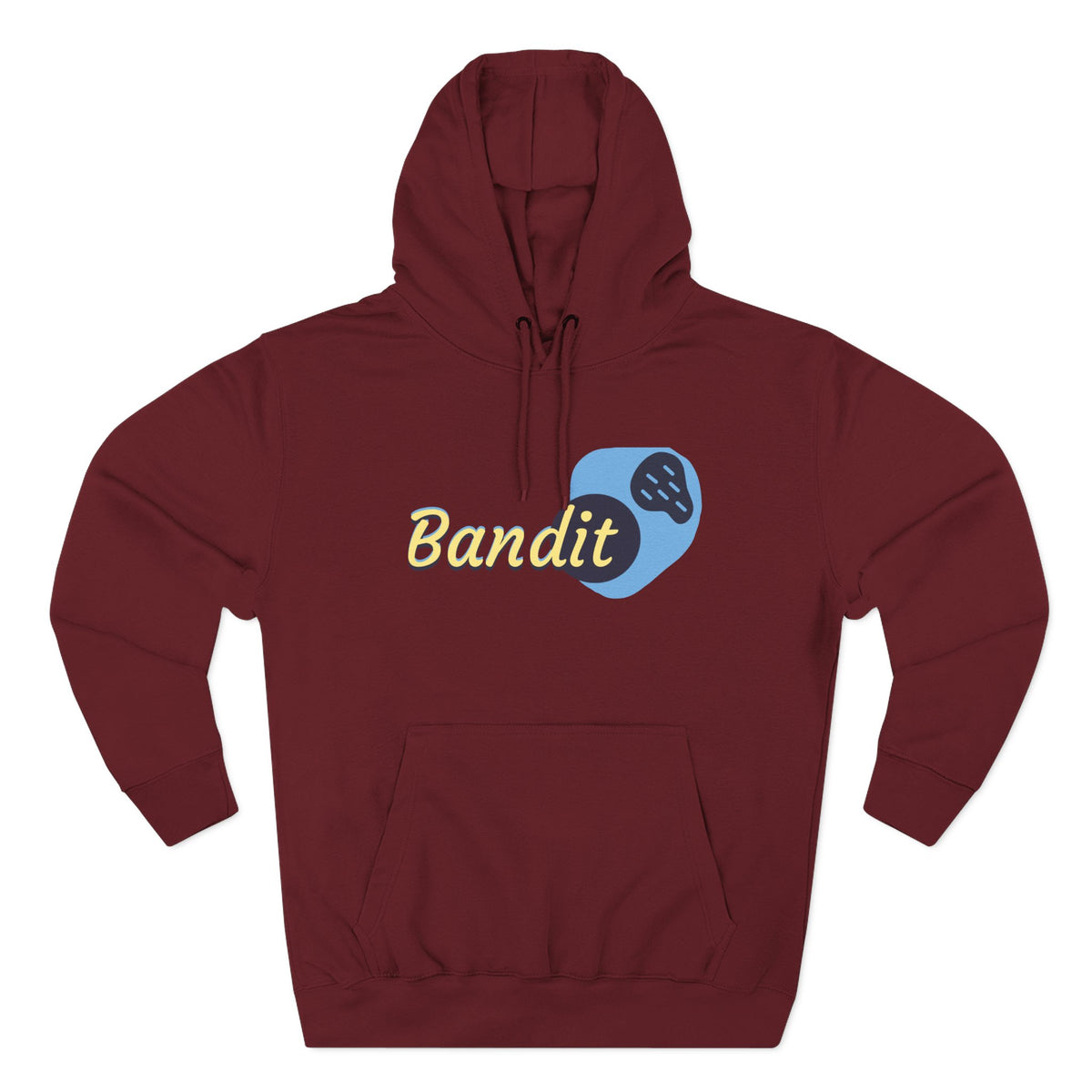 Bandit themed, (Front & Back Design) Adult Fleece Hoodie