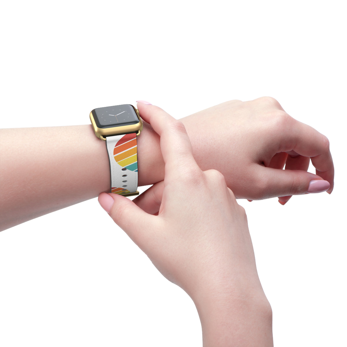 Retro Rainbow Watch Band