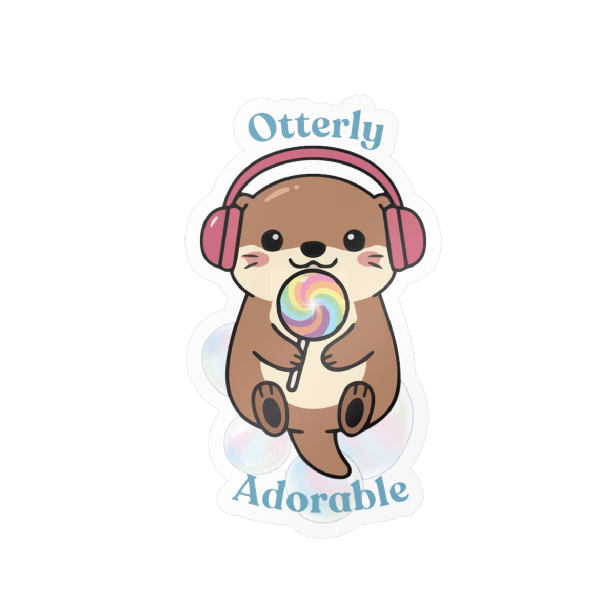 Otterly Adorable Kiss-Cut Vinyl Decals