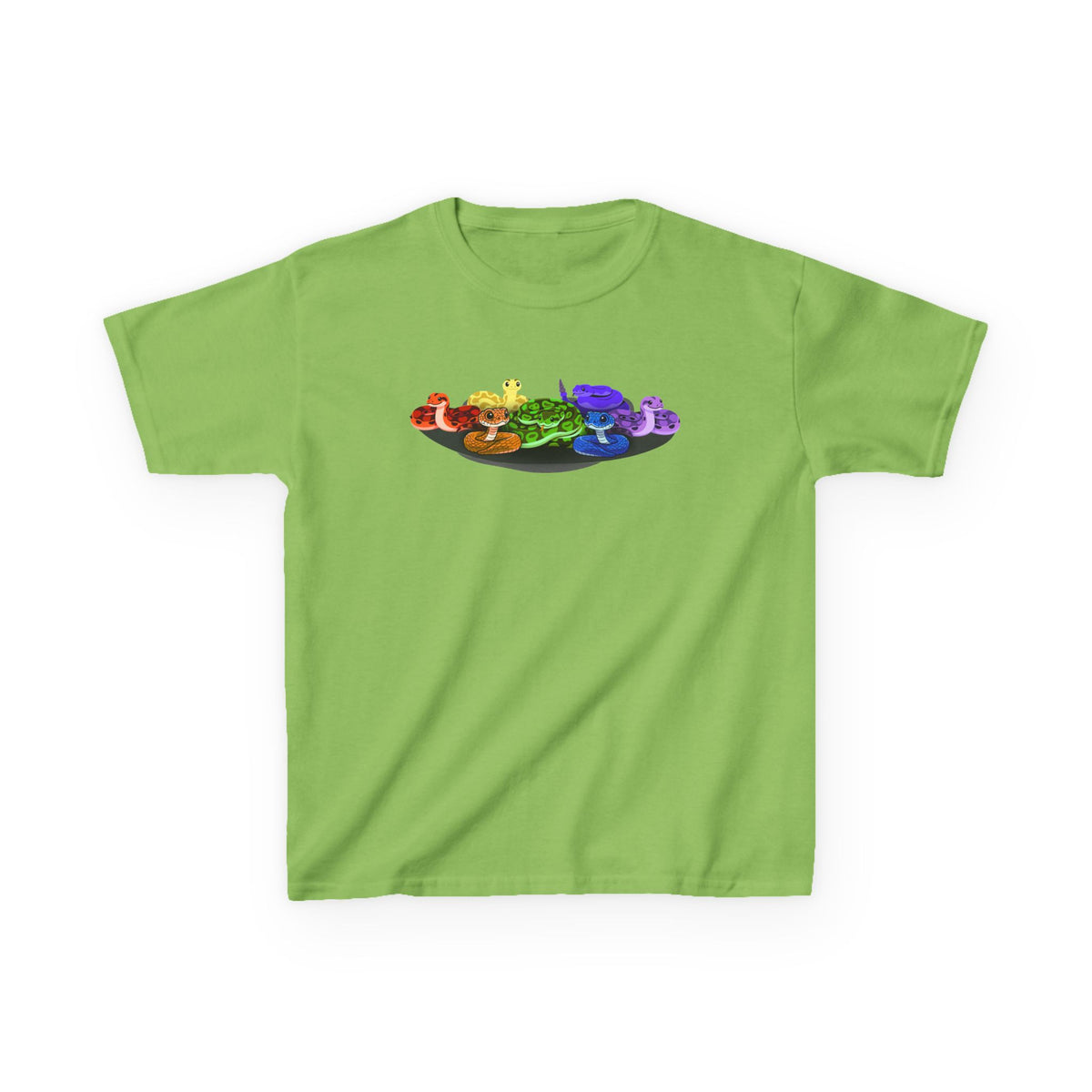 Rainbow of Snakes! Kids Heavy Cotton™ Tee