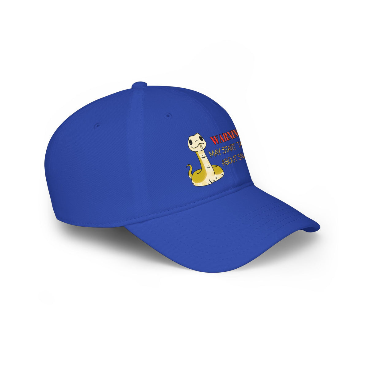 Copy of Warning: May Start Talking about Snakes Low Profile Baseball Cap
