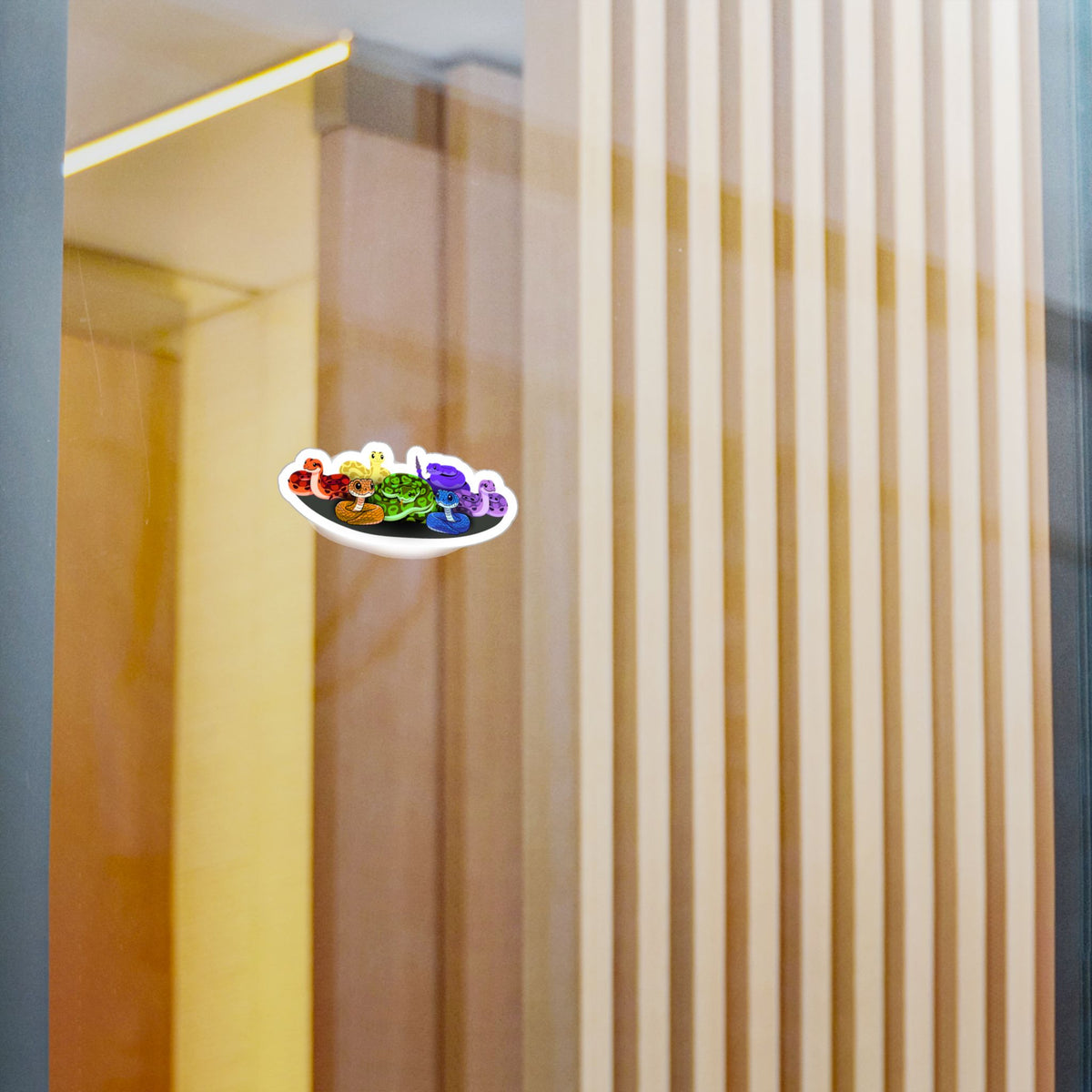 Rainbow of Snakes Kiss-Cut Vinyl Decals