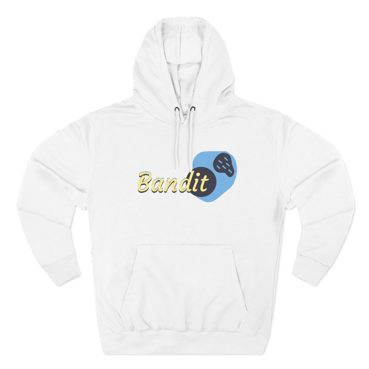Bandit themed, (Front & Back Design) Adult Fleece Hoodie