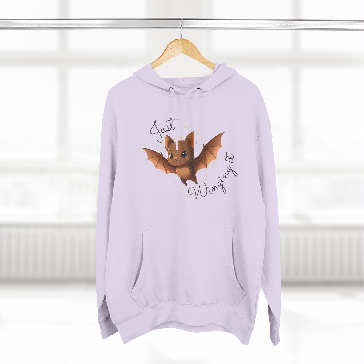 "Just Winging it" Adult Fleece Hoodie